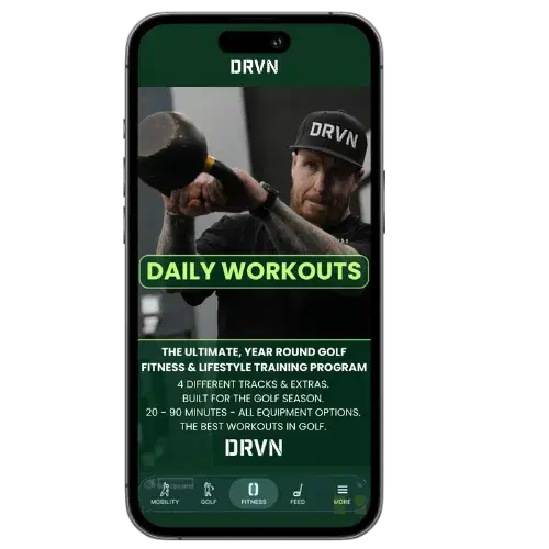 Daily Workouts program in the DRVN App