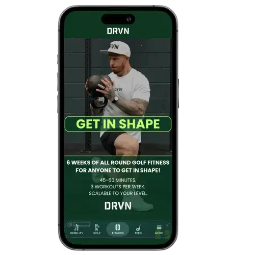 Get In Shape program in the DRVN App