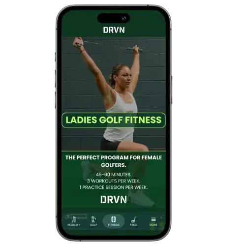 Ladies Golf Fitness program in the DRVN App