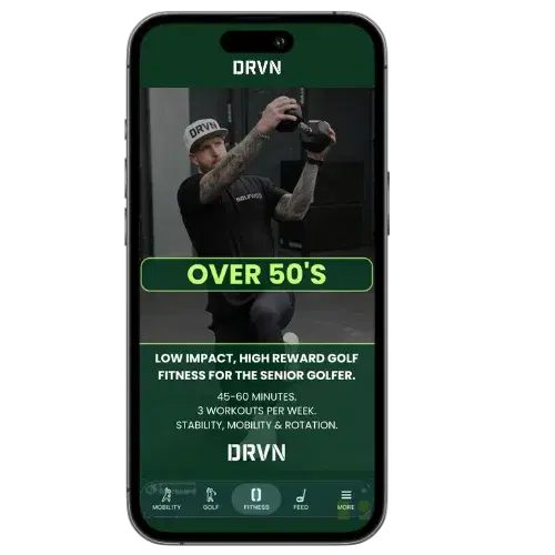 Over 50's program in the DRVN App
