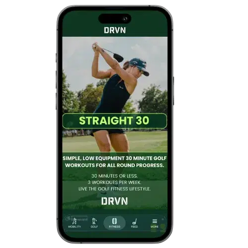 Straight 30 program in the DRVN App