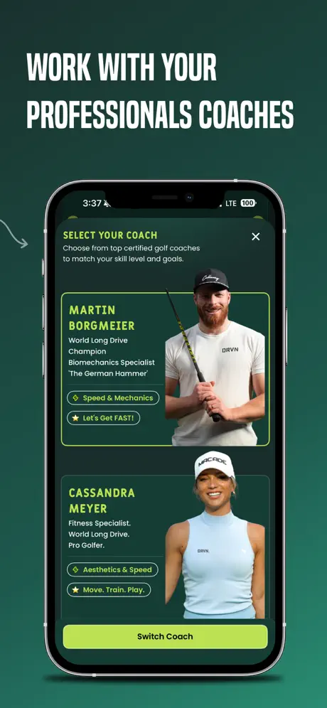 DRVN App screen 4
