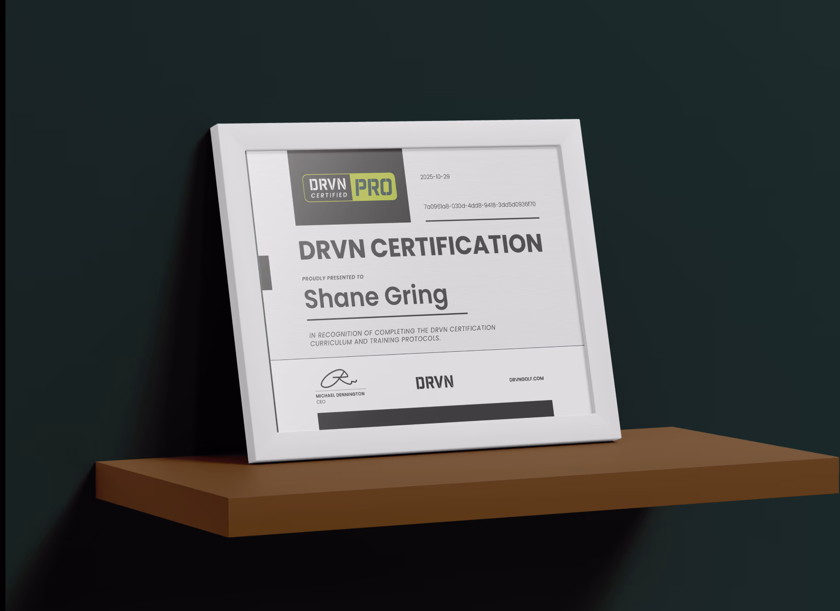 Staff Certification