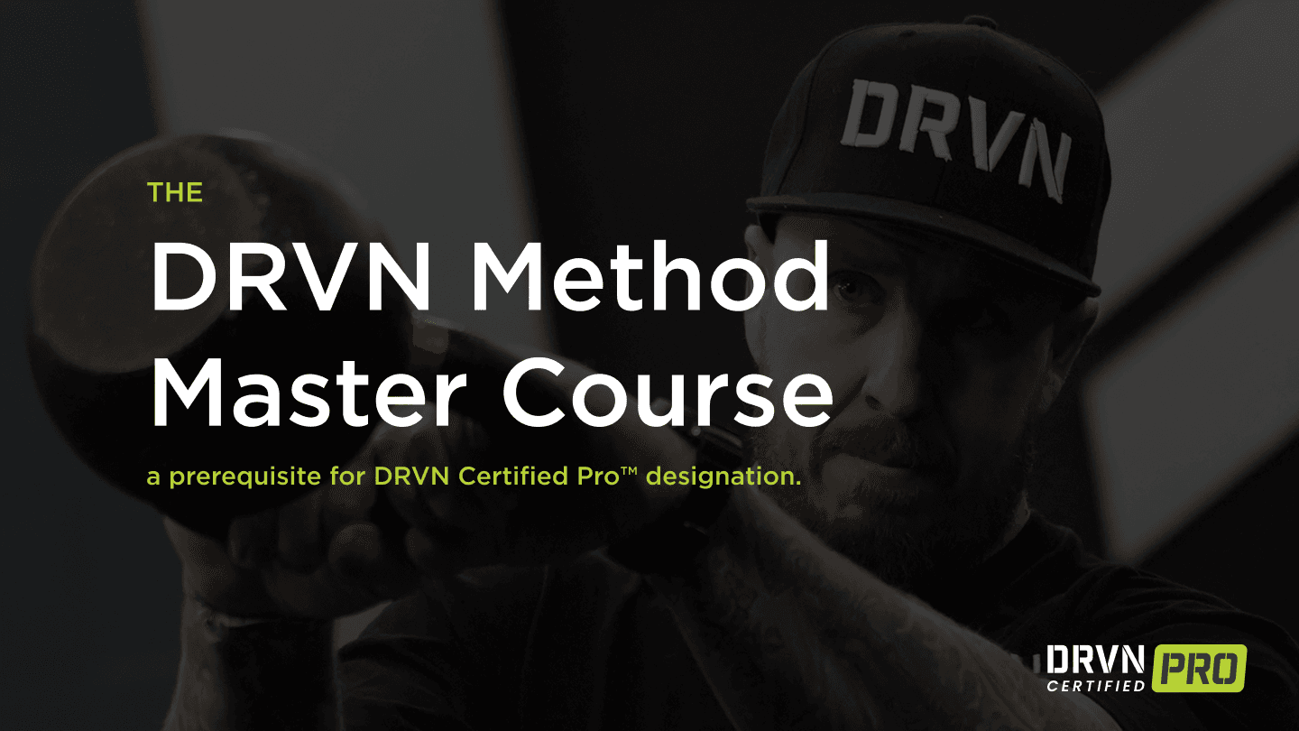 DRVN Method™ Master Course — professional golf fitness coaching system
